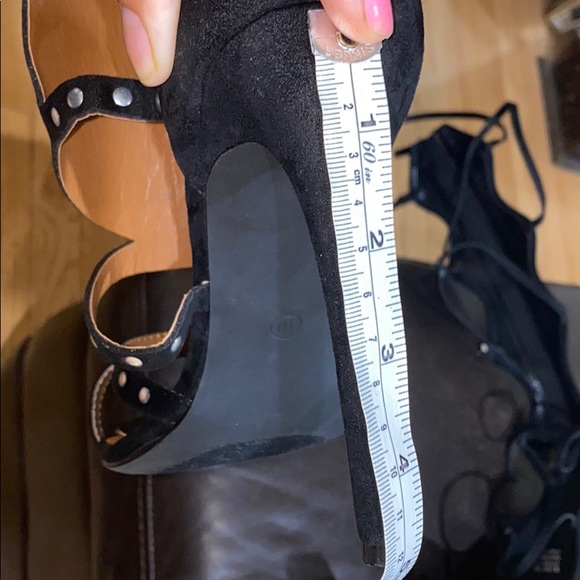 Stunning Black rhinestone Sandals - Picture 4 of 5